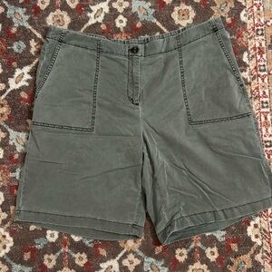 Relaxed Grey Cargo Shorts